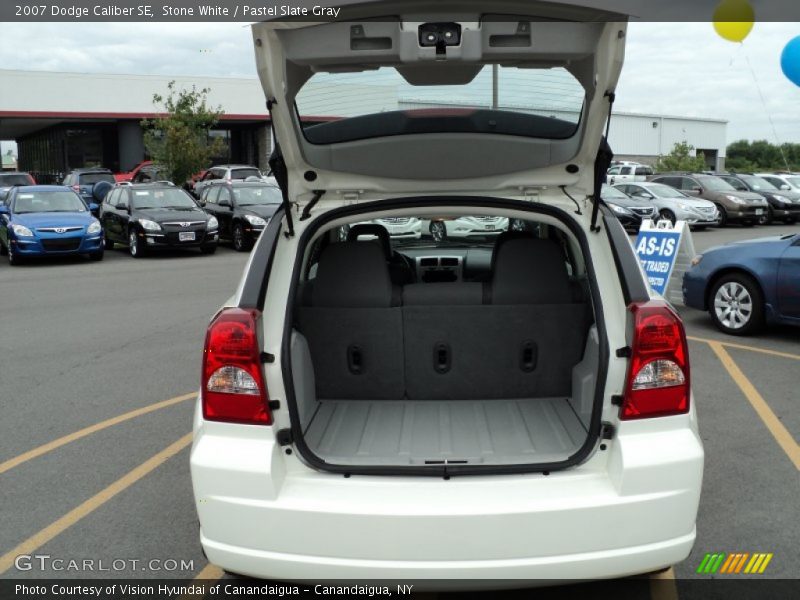 Stone White / Pastel Slate Gray 2007 Dodge Caliber SE