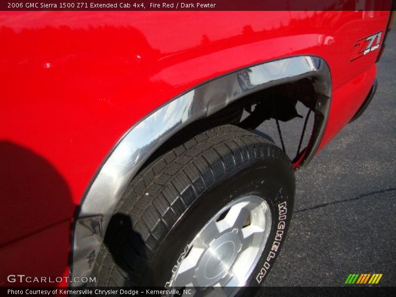 Fire Red / Dark Pewter 2006 GMC Sierra 1500 Z71 Extended Cab 4x4