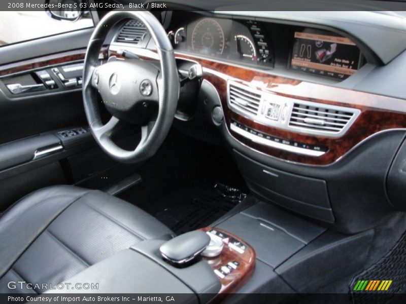  2008 S 63 AMG Sedan Black Interior