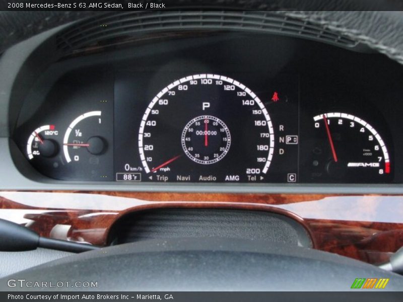 2008 S 63 AMG Sedan 63 AMG Sedan Gauges