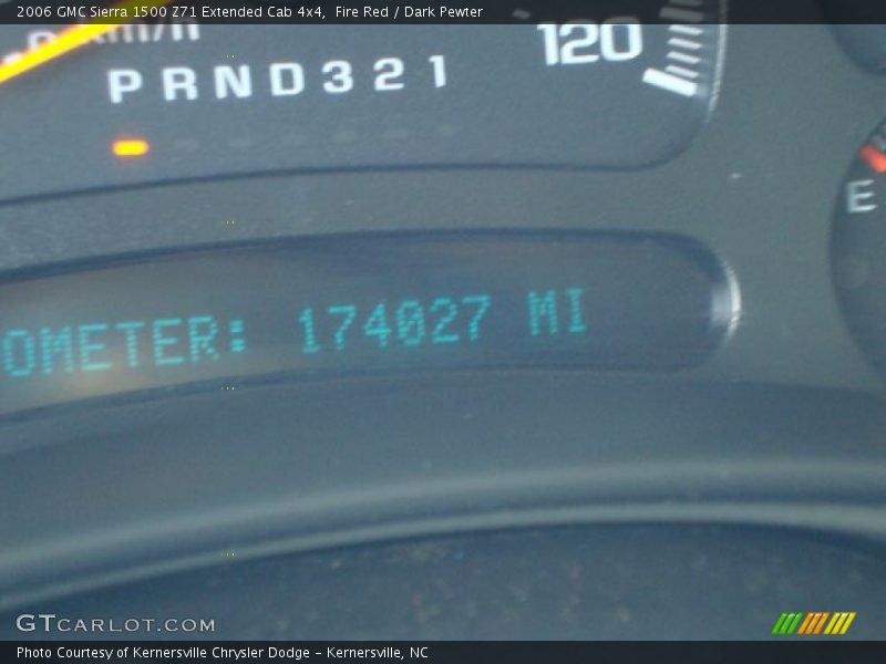Fire Red / Dark Pewter 2006 GMC Sierra 1500 Z71 Extended Cab 4x4