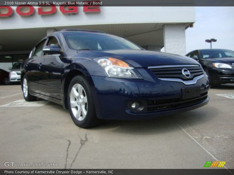 Majestic Blue Metallic / Blond 2008 Nissan Altima 3.5 SL