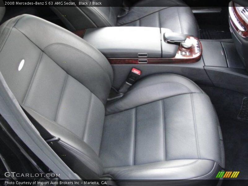 Black / Black 2008 Mercedes-Benz S 63 AMG Sedan