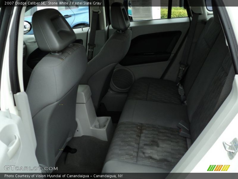 Stone White / Pastel Slate Gray 2007 Dodge Caliber SE