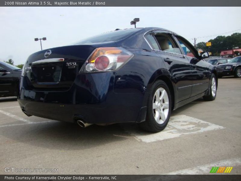 Majestic Blue Metallic / Blond 2008 Nissan Altima 3.5 SL