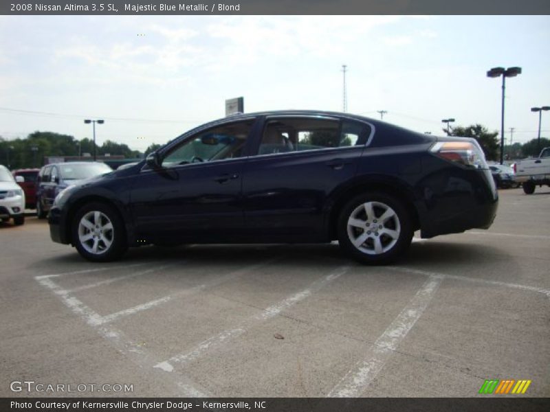 Majestic Blue Metallic / Blond 2008 Nissan Altima 3.5 SL