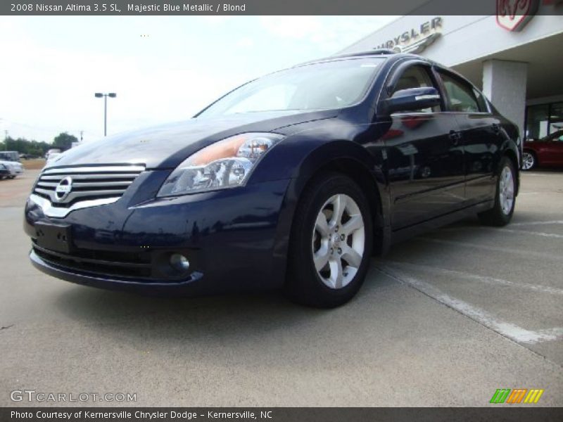 Majestic Blue Metallic / Blond 2008 Nissan Altima 3.5 SL