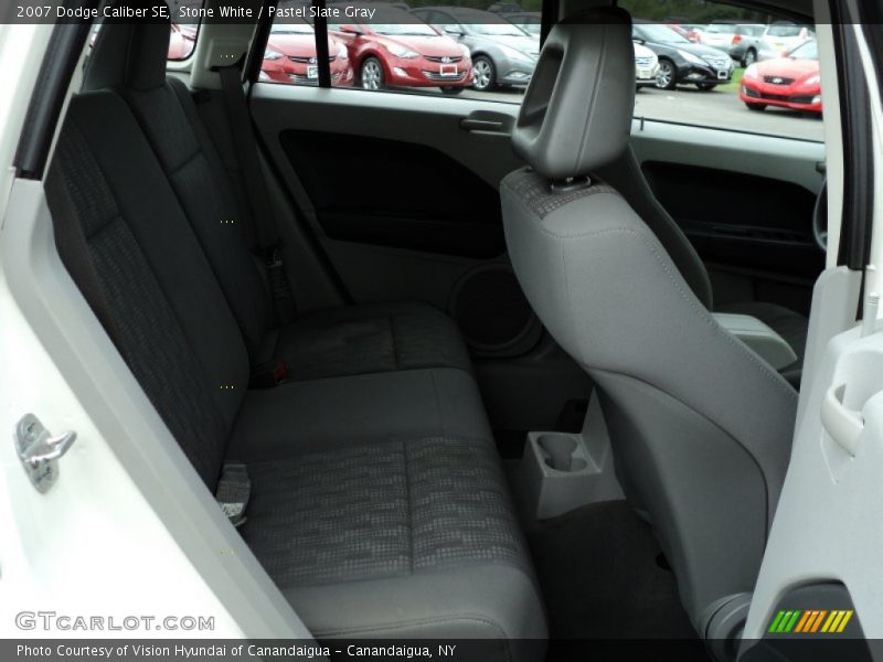 Stone White / Pastel Slate Gray 2007 Dodge Caliber SE