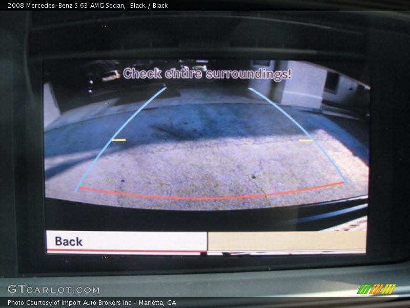 Black / Black 2008 Mercedes-Benz S 63 AMG Sedan