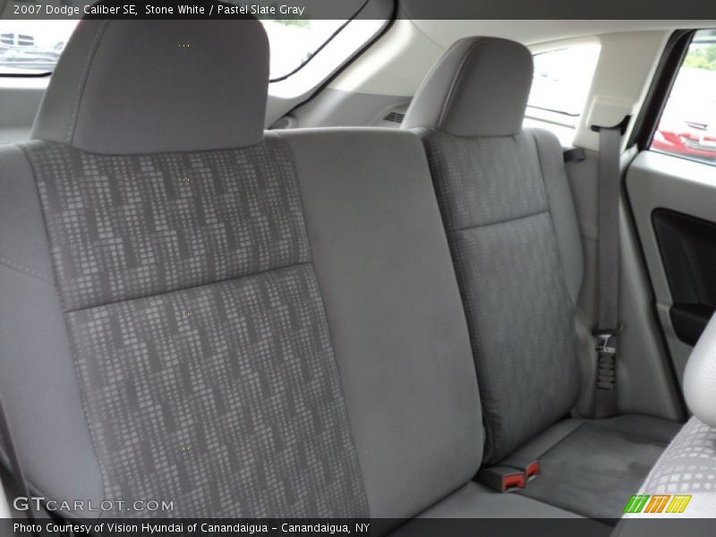 Stone White / Pastel Slate Gray 2007 Dodge Caliber SE