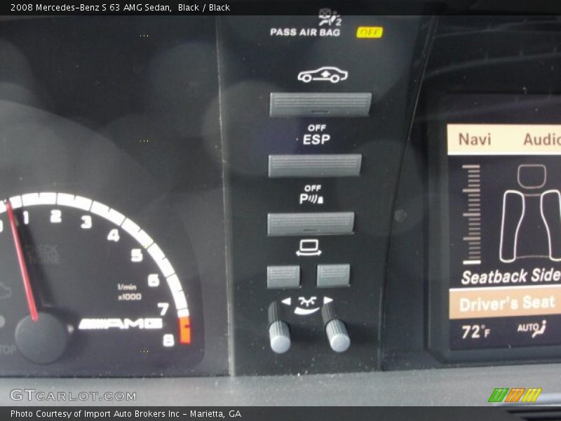 Black / Black 2008 Mercedes-Benz S 63 AMG Sedan