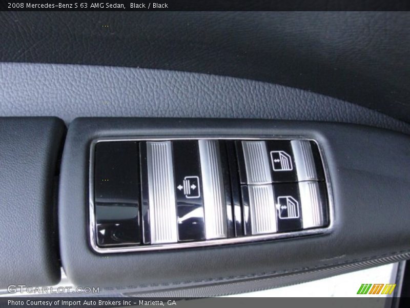 Black / Black 2008 Mercedes-Benz S 63 AMG Sedan