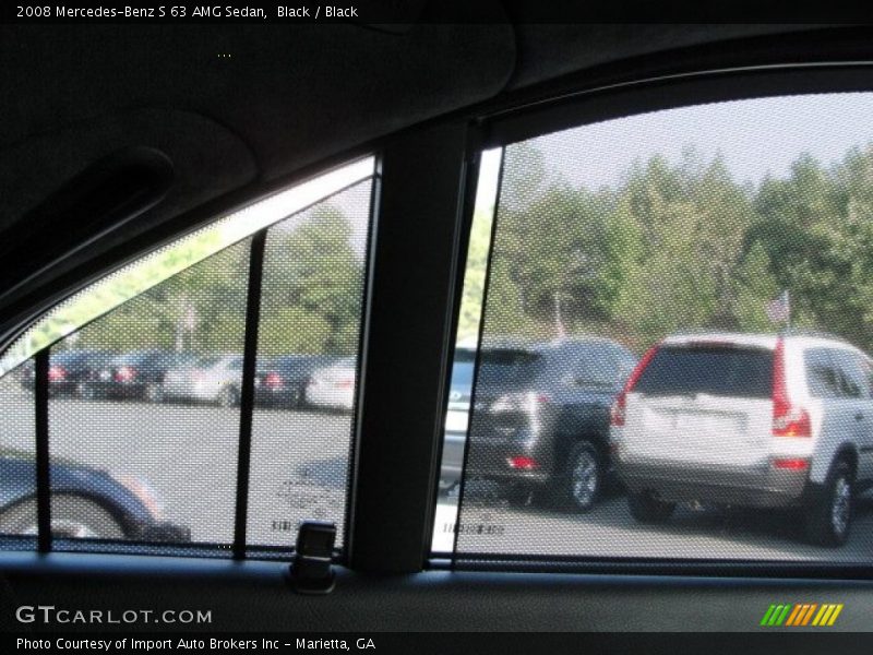Black / Black 2008 Mercedes-Benz S 63 AMG Sedan
