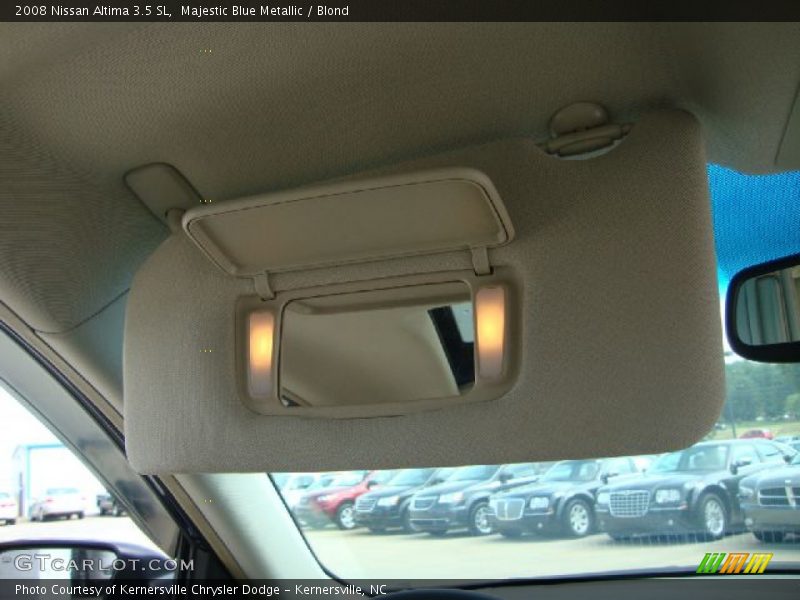 Majestic Blue Metallic / Blond 2008 Nissan Altima 3.5 SL