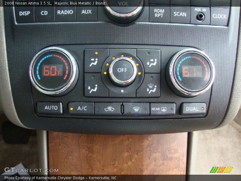 Majestic Blue Metallic / Blond 2008 Nissan Altima 3.5 SL