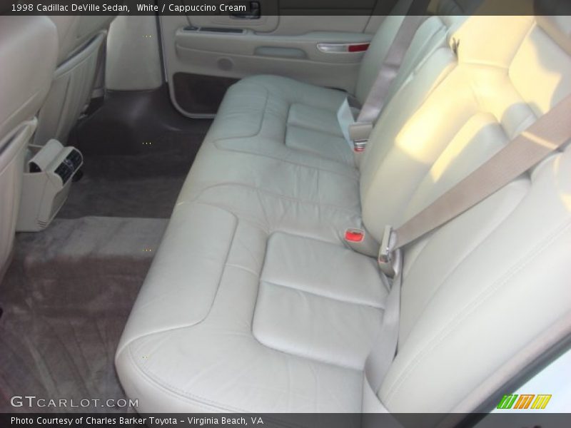 White / Cappuccino Cream 1998 Cadillac DeVille Sedan