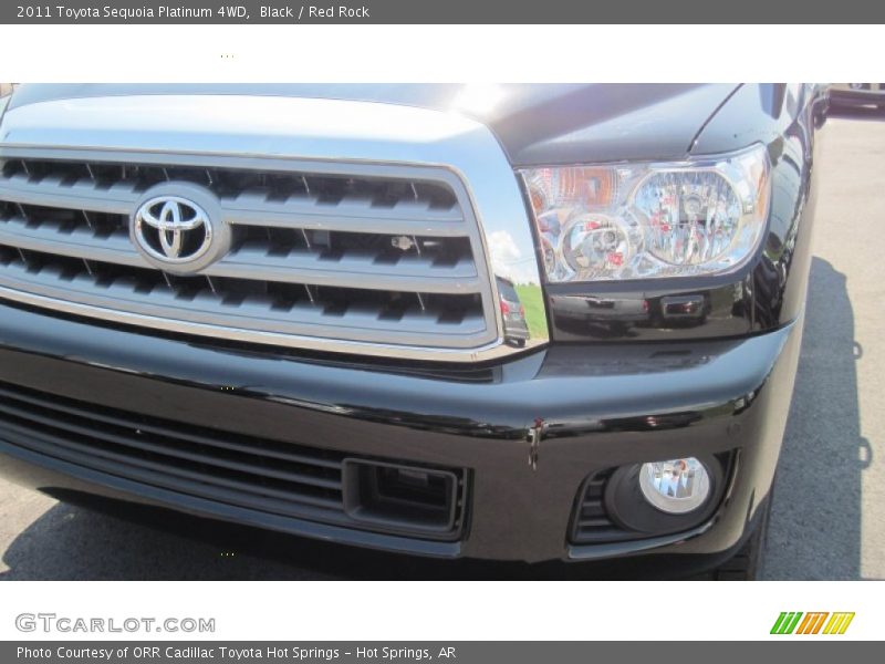Black / Red Rock 2011 Toyota Sequoia Platinum 4WD