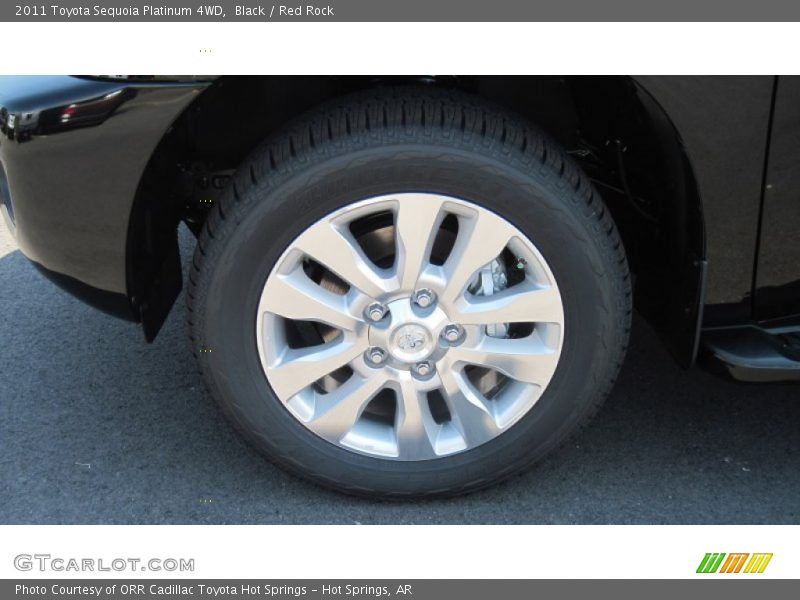 Black / Red Rock 2011 Toyota Sequoia Platinum 4WD