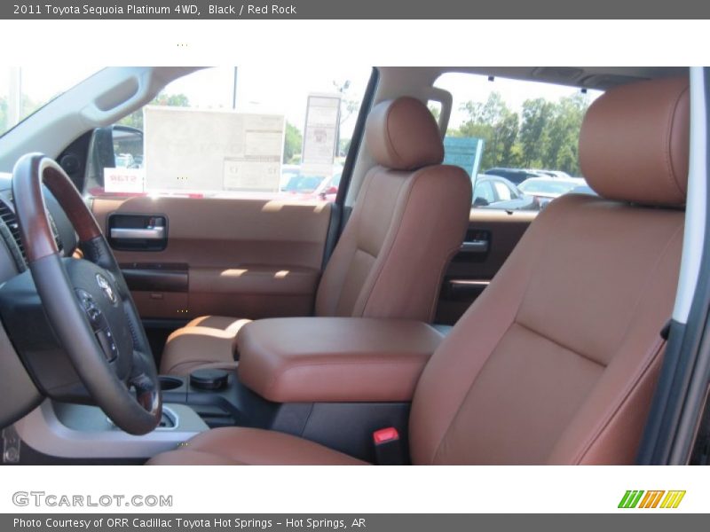 Black / Red Rock 2011 Toyota Sequoia Platinum 4WD