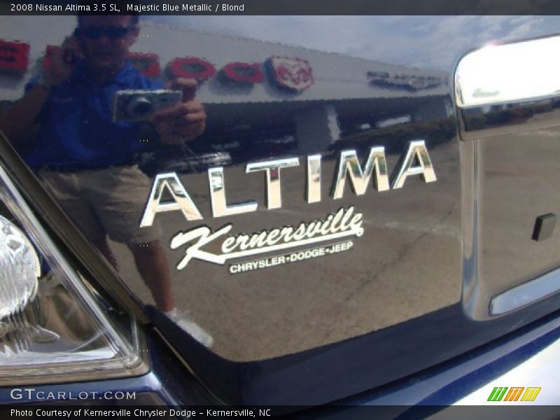 Majestic Blue Metallic / Blond 2008 Nissan Altima 3.5 SL