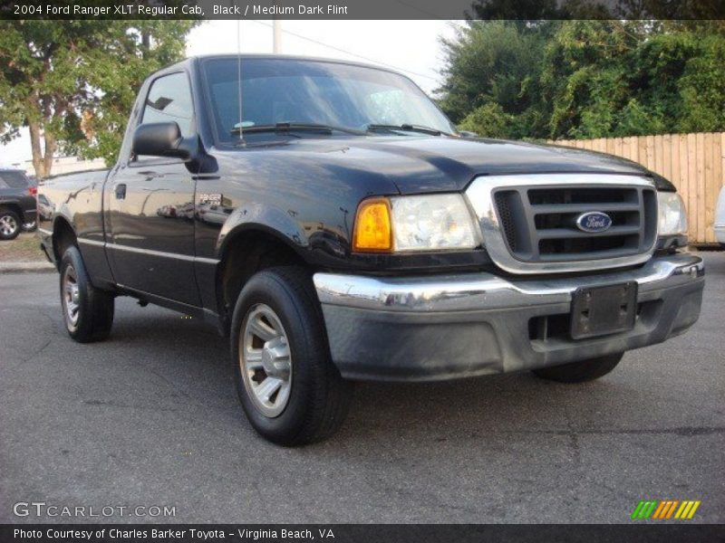 Black / Medium Dark Flint 2004 Ford Ranger XLT Regular Cab