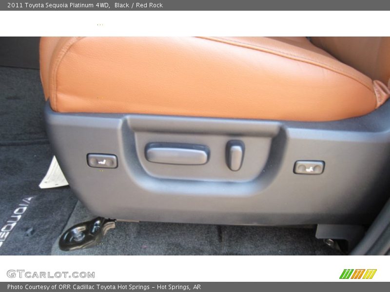 Black / Red Rock 2011 Toyota Sequoia Platinum 4WD