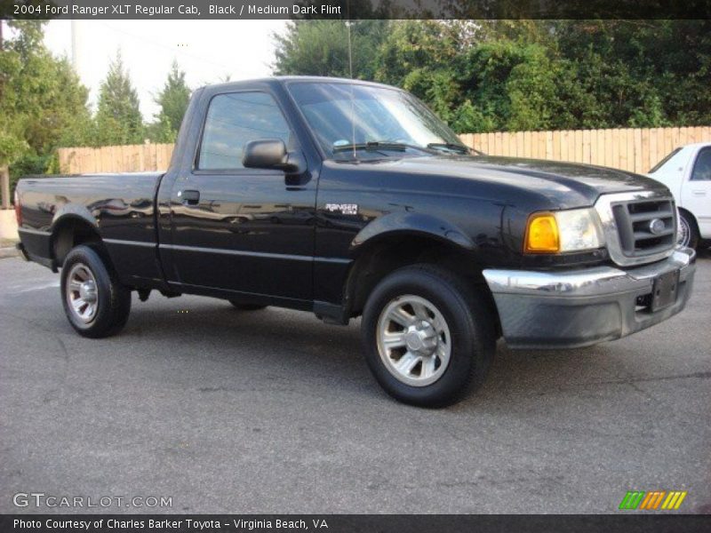 Black / Medium Dark Flint 2004 Ford Ranger XLT Regular Cab