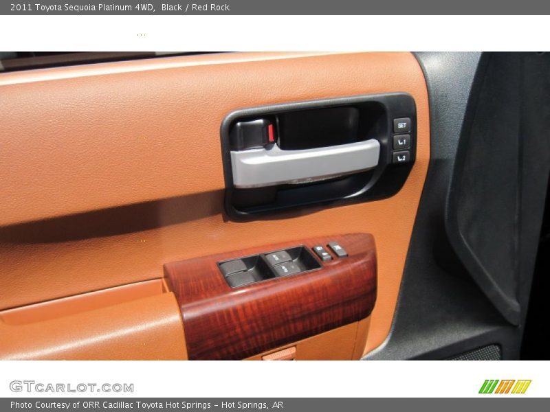 Black / Red Rock 2011 Toyota Sequoia Platinum 4WD