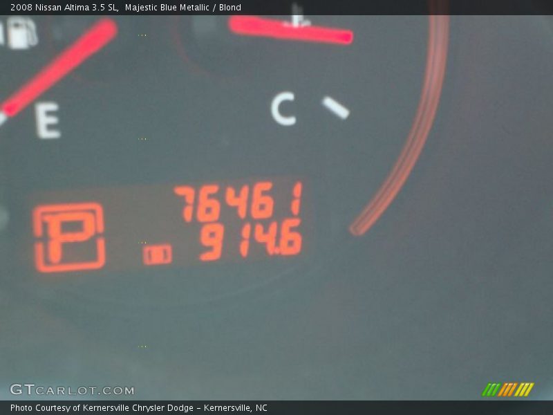 Majestic Blue Metallic / Blond 2008 Nissan Altima 3.5 SL