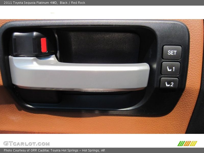 Black / Red Rock 2011 Toyota Sequoia Platinum 4WD