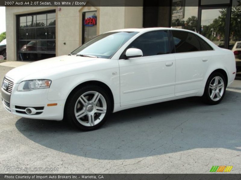 Ibis White / Ebony 2007 Audi A4 2.0T Sedan