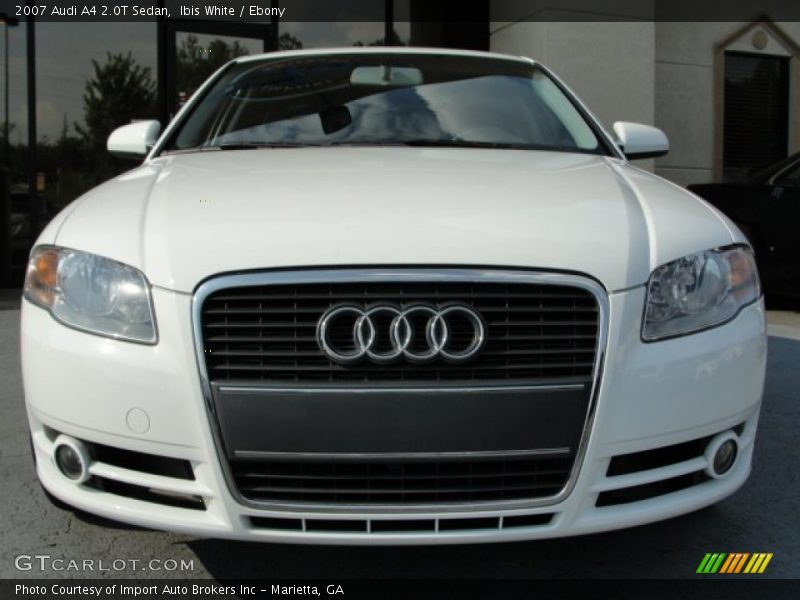 Ibis White / Ebony 2007 Audi A4 2.0T Sedan