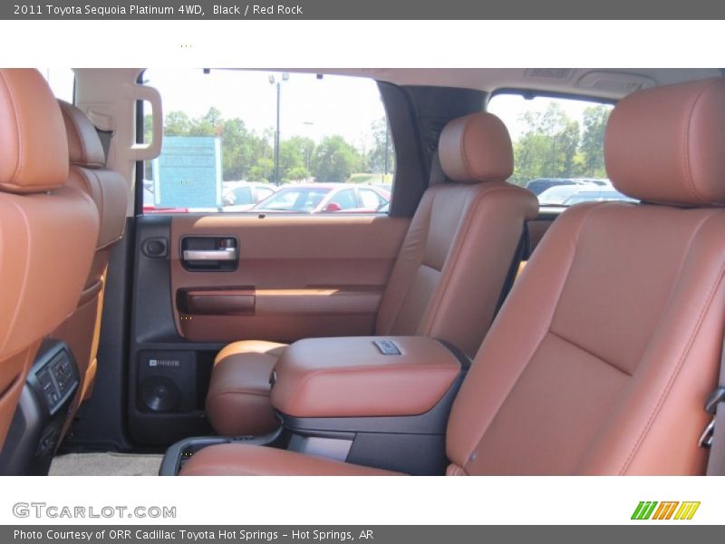 Black / Red Rock 2011 Toyota Sequoia Platinum 4WD