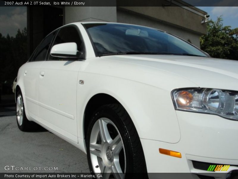 Ibis White / Ebony 2007 Audi A4 2.0T Sedan