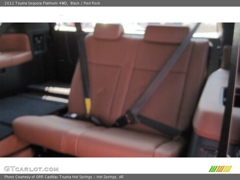 Black / Red Rock 2011 Toyota Sequoia Platinum 4WD