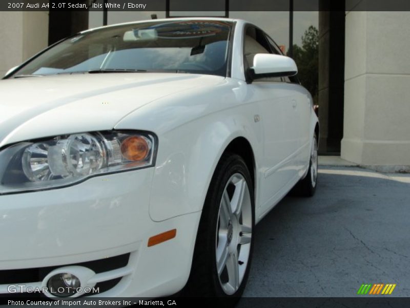 Ibis White / Ebony 2007 Audi A4 2.0T Sedan