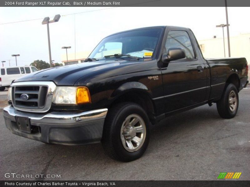 Black / Medium Dark Flint 2004 Ford Ranger XLT Regular Cab