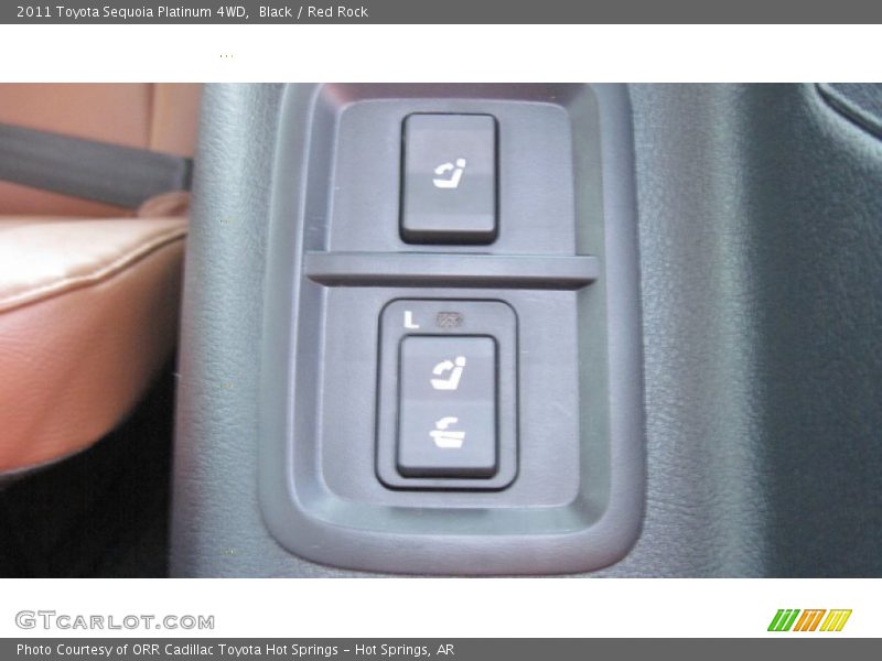 Black / Red Rock 2011 Toyota Sequoia Platinum 4WD