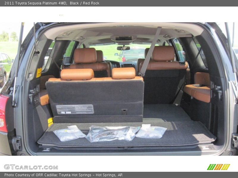 Black / Red Rock 2011 Toyota Sequoia Platinum 4WD