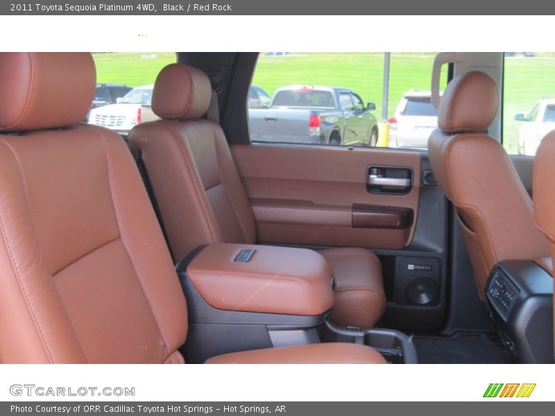 Black / Red Rock 2011 Toyota Sequoia Platinum 4WD