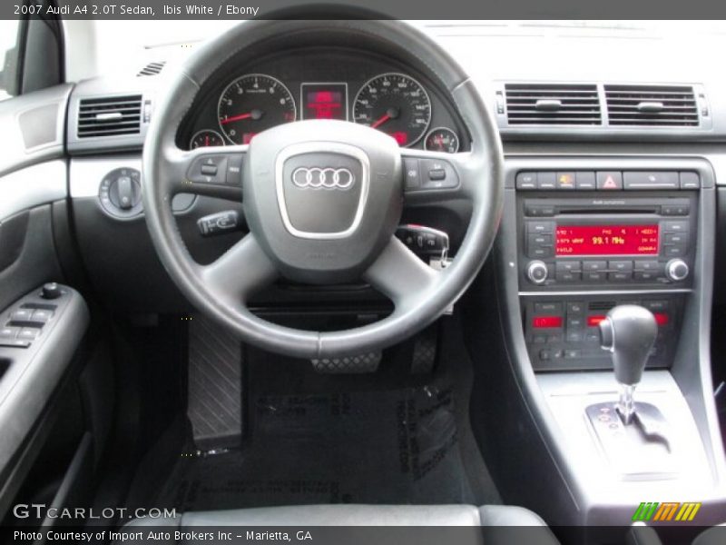 Ibis White / Ebony 2007 Audi A4 2.0T Sedan