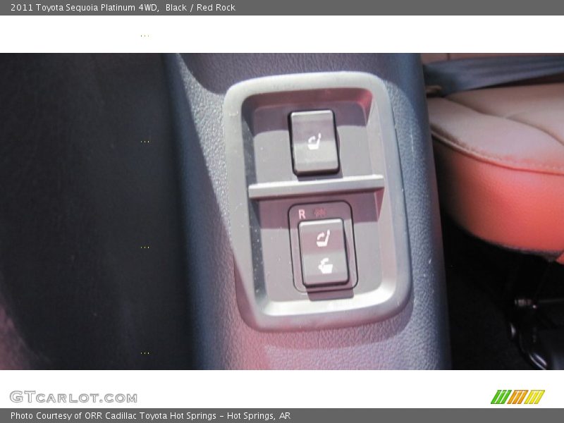 Black / Red Rock 2011 Toyota Sequoia Platinum 4WD