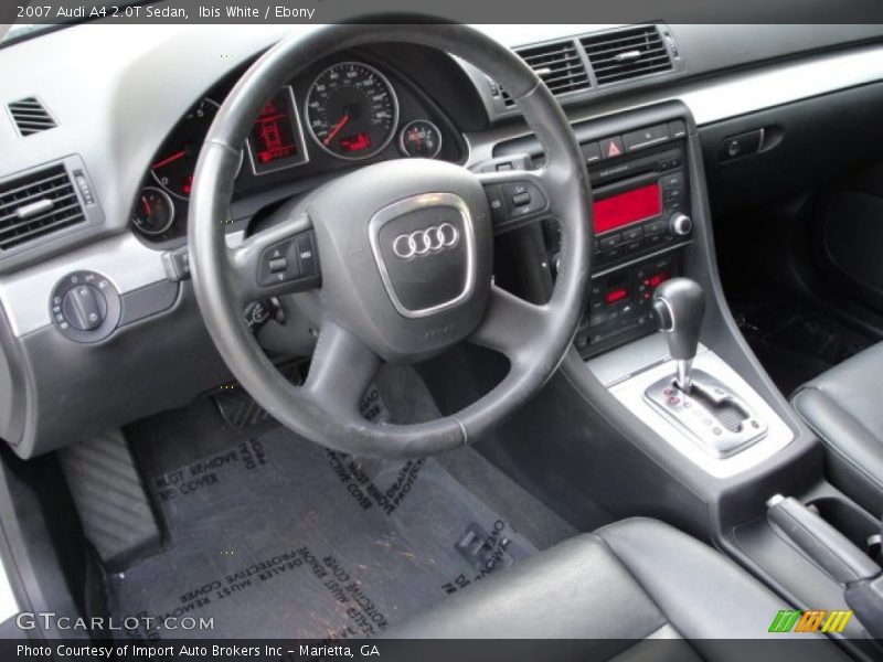 Ibis White / Ebony 2007 Audi A4 2.0T Sedan