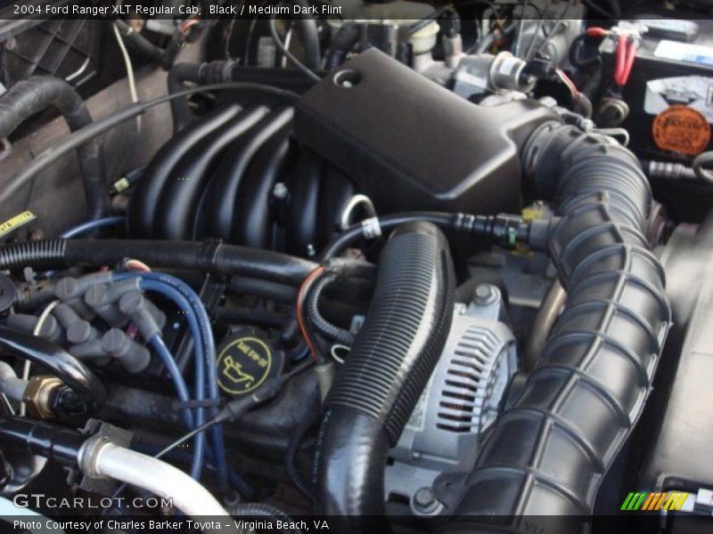 Black / Medium Dark Flint 2004 Ford Ranger XLT Regular Cab