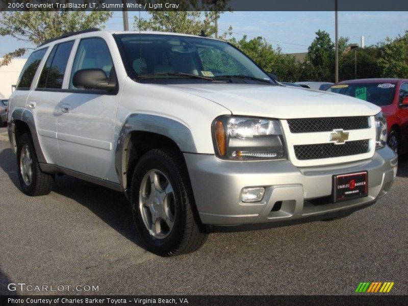 Summit White / Light Gray 2006 Chevrolet TrailBlazer LT