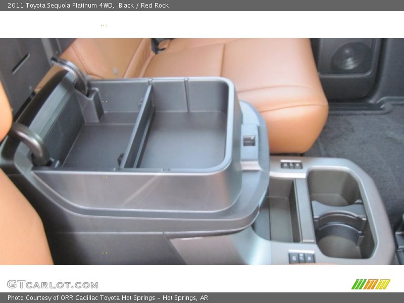 Black / Red Rock 2011 Toyota Sequoia Platinum 4WD