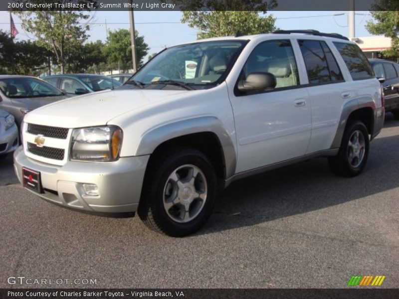 Summit White / Light Gray 2006 Chevrolet TrailBlazer LT
