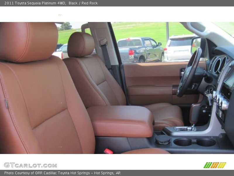 Black / Red Rock 2011 Toyota Sequoia Platinum 4WD