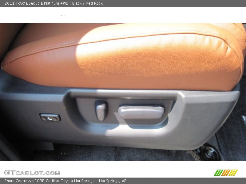 Black / Red Rock 2011 Toyota Sequoia Platinum 4WD
