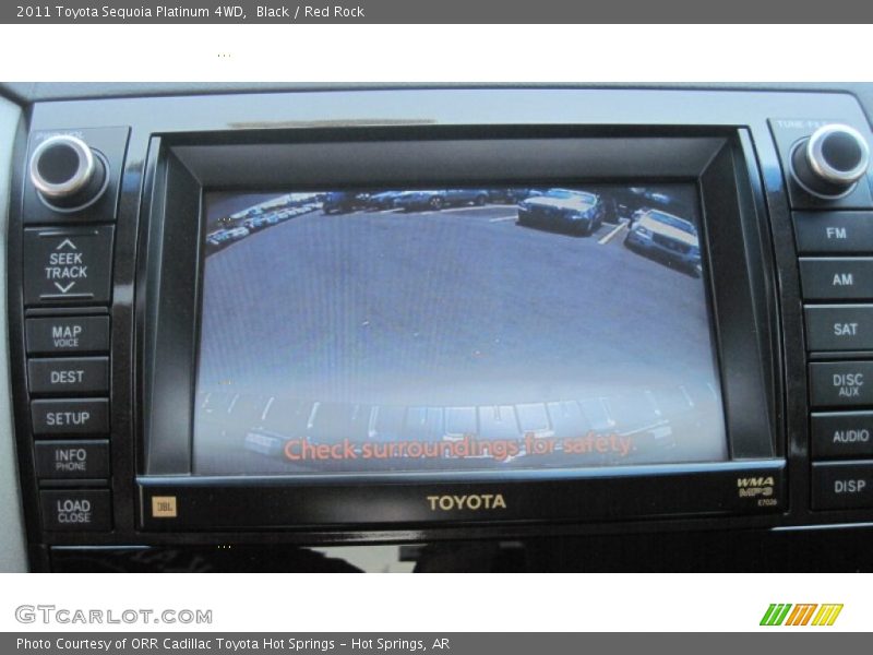 Black / Red Rock 2011 Toyota Sequoia Platinum 4WD